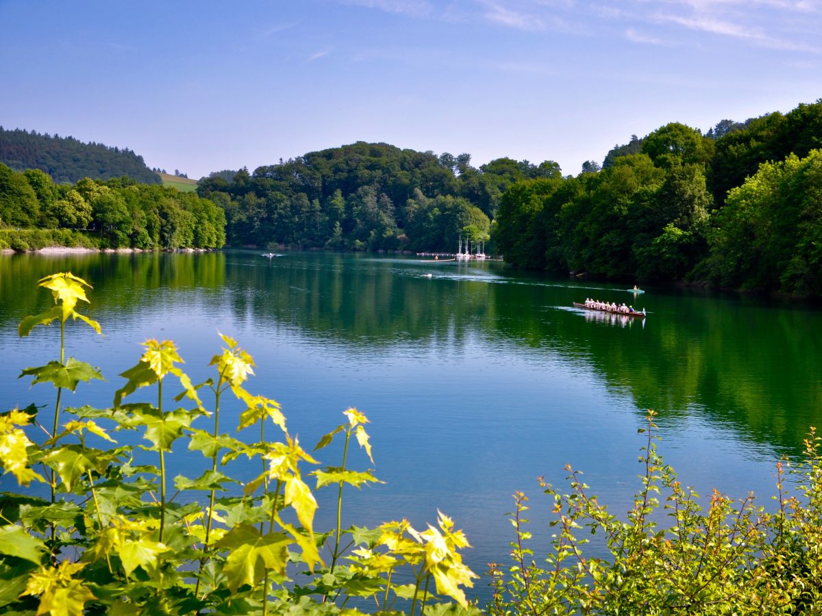 Der Hennesee unterhalb des Ferienhauses